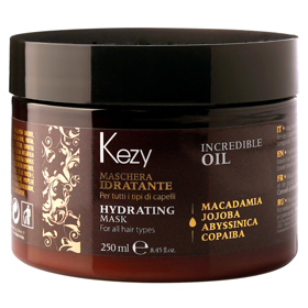 Kezy Hydrating mask Увлажняющая маска для всех типов волос 250 мл