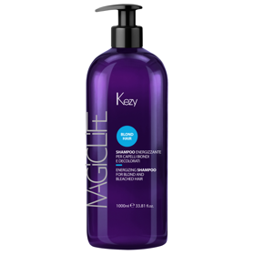 Kezy Enrgizing shampoo for blond and bleached hair Шампунь укрепляющий для светлых и обесцвеченных волос 1000 мл